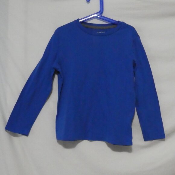 OLD NAVY | medium (8) | Solid Blue Long Sleeve Shirt - Picture 1 of 16